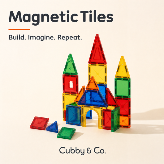 Magnetic Tiles Building Set - Build, Create, Learn & Play