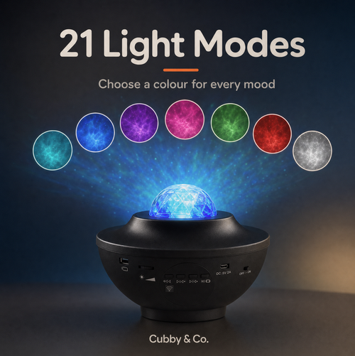 Galaxy Projector 2.0 - Magical Ocean Waves, Stars & Music