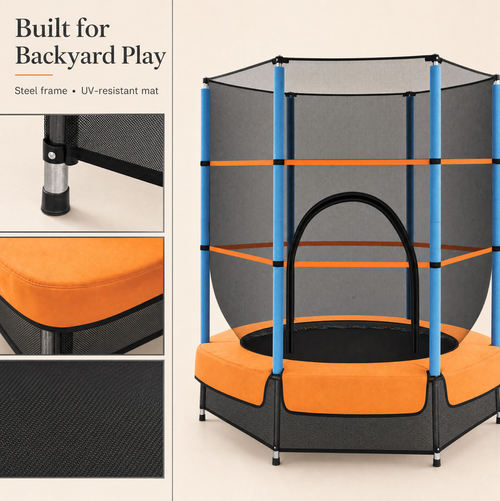Kids Trampoline - Safe, Active Backyard Fun