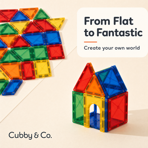 Magnetic Tiles Building Set - Build, Create, Learn & Play