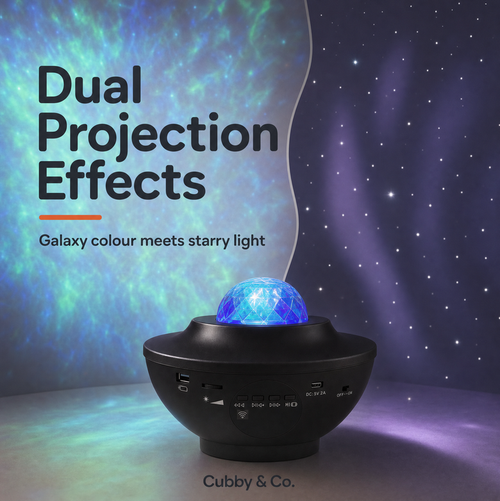 Galaxy Projector 2.0 - Magical Ocean Waves, Stars & Music