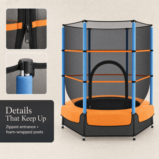 Kids Trampoline - Safe, Active Backyard Fun