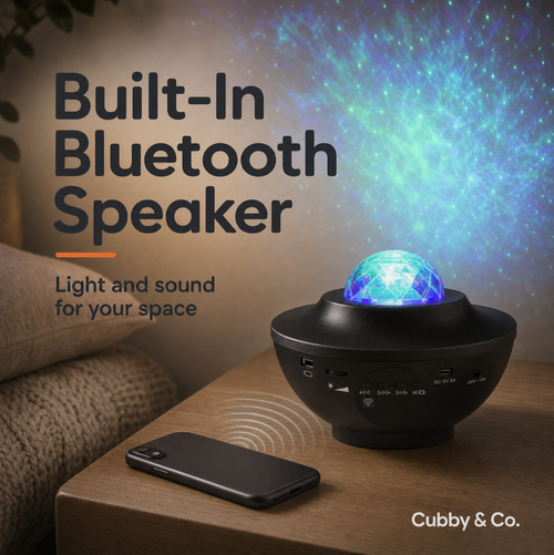 Galaxy Projector 2.0 - Magical Ocean Waves, Stars & Music