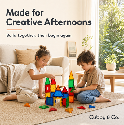 Magnetic Tiles Building Set - Build, Create, Learn & Play