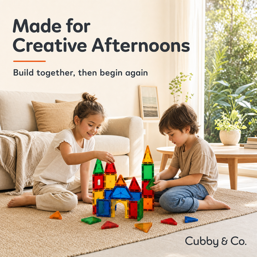 Magnetic Tiles Building Set - Build, Create, Learn & Play