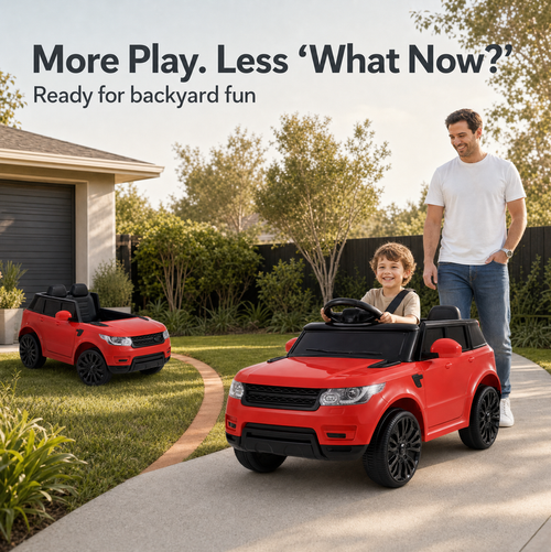 Kids Electric Ride-On Car 12V – Parent Remote, Lights & Music