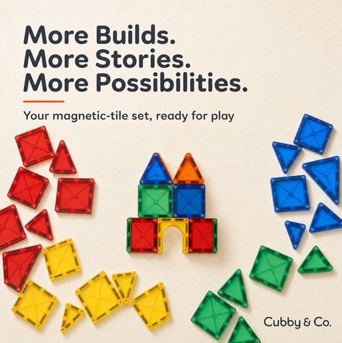 Magnetic Tiles Building Set - Build, Create, Learn & Play