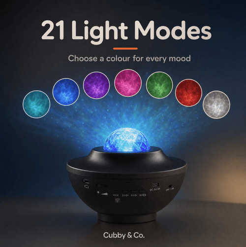 Galaxy Projector 2.0 - Magical Ocean Waves, Stars & Music