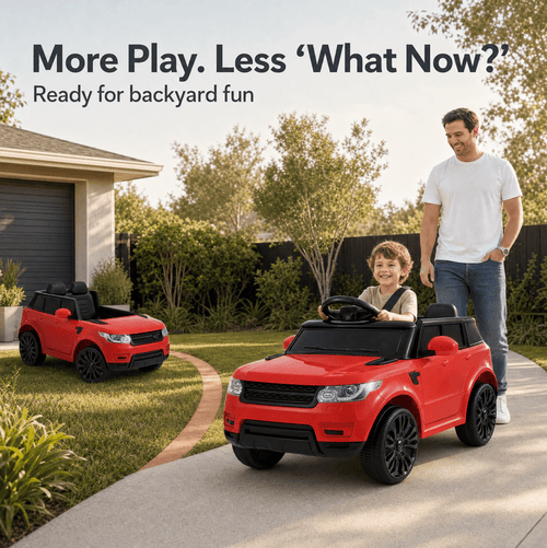 Kids Electric Ride-On Car 12V – Parent Remote, Lights & Music