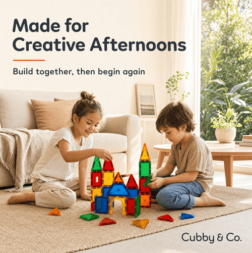 Magnetic Tiles Building Set - Build, Create, Learn & Play