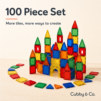 Magnetic Tiles Building Set - Build, Create, Learn & Play