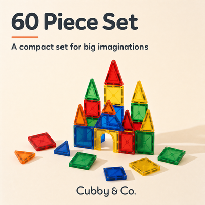 Magnetic Tiles Building Set - Build, Create, Learn & Play